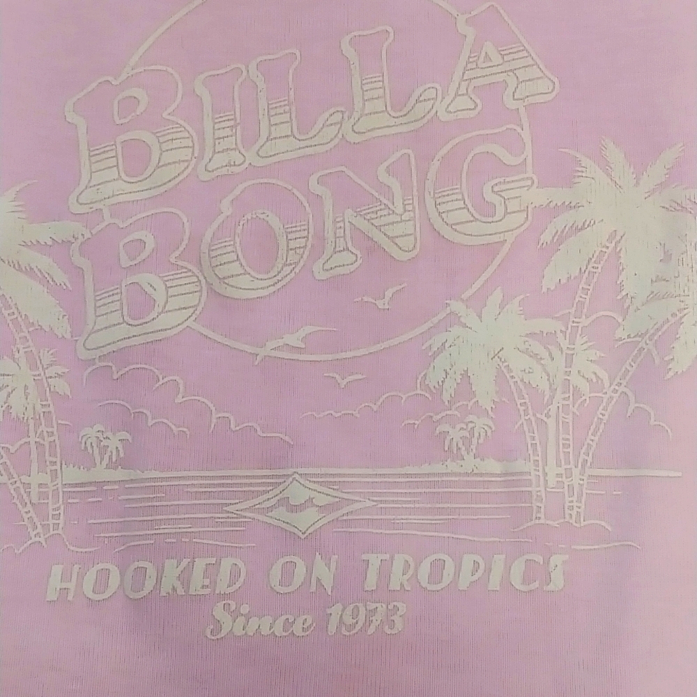 Billabong Take It Easy Cotton Graphic Crop Tank Top - Picture 7 of 9